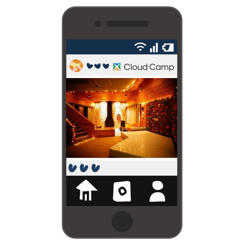 CloudCampのインスタフォローでお得情報がチェックできます！！